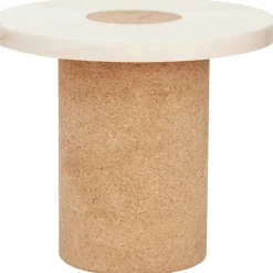 Sintra Bord Vit Marmor, Ø 39 cm