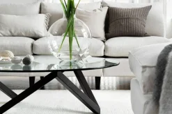 Sirius Soffbord Ø120x38, Black Oak