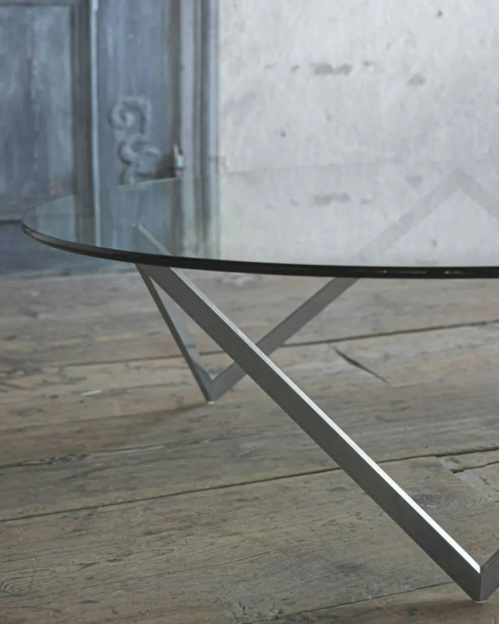 Sirius Soffbord Ø120x38 cm, Silver Grey