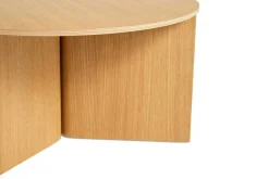 Slit Bord Runt Ø65, Lackad Ek