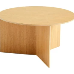 Slit Bord Runt Ø65, Lackad Ek