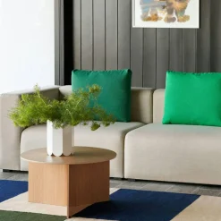 Slit Bord Runt Ø65, Lackad Ek