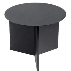 Slit Round Bord, Svart