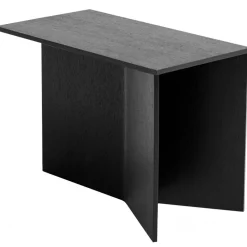 Slit Soffbord Avlång, Svart Ek