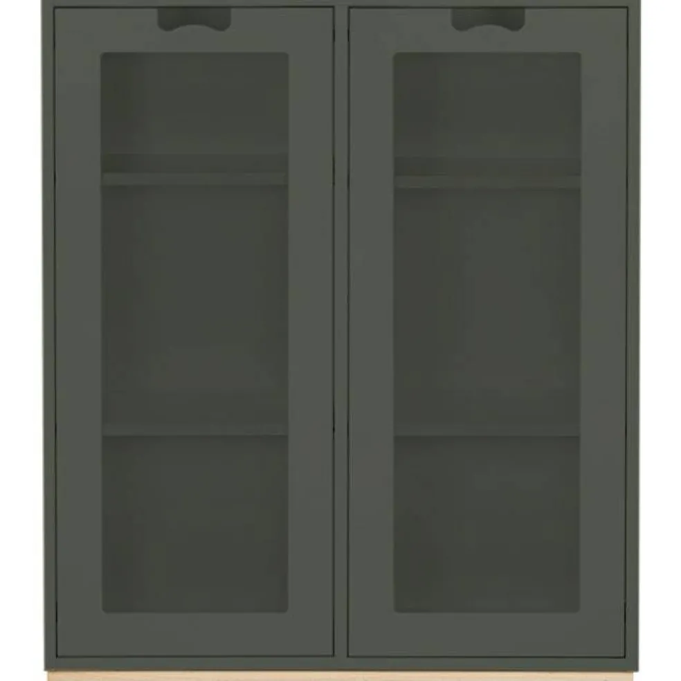 Snö E Vitrinskåp 42 cm, Green Khaki