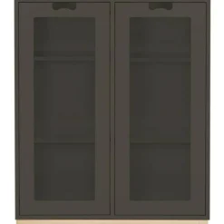 Snö E Vitrinskåp 42 cm, Taupe