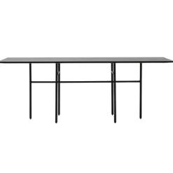 Snaregade Matbord 90x200 cm, Svart