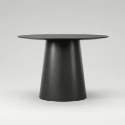 Social Matbord Svart Ek, 110 cm