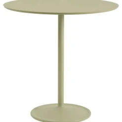 Soft Barbord Ø95x95 cm, Laminat Beige Green
