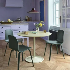 Soft Bord Ø95x73 cm, Laminat Beige Green