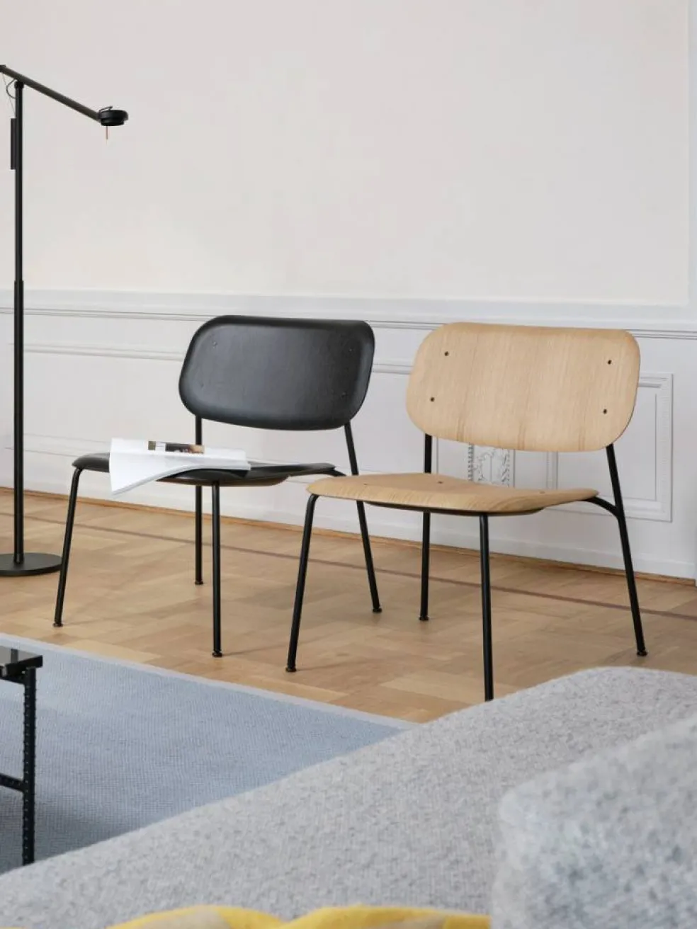 Soft Edge 100 Loungestol, Svart