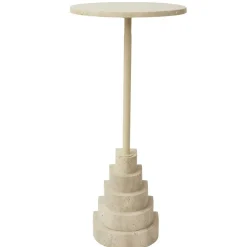 Solum Sidobord Sand/Travertin, 67 cm