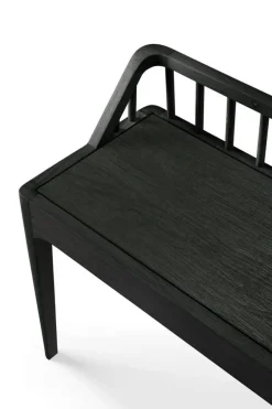 Spindle Bänk, Svartbetsad Ek