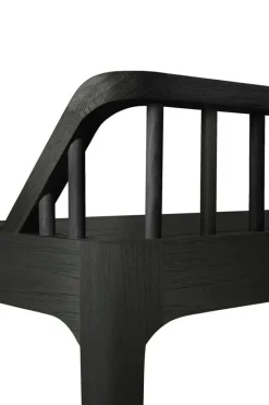 Spindle Bänk, Svartbetsad Ek