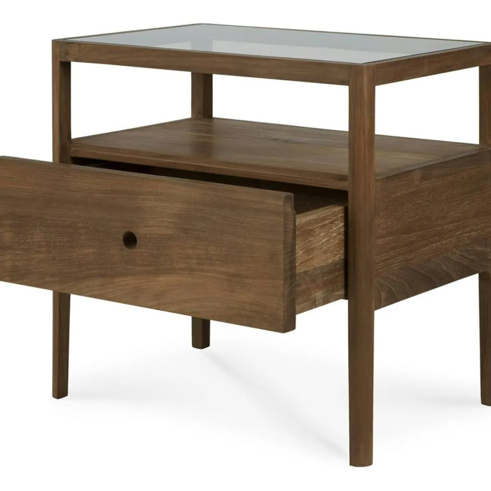 Spindle Sängbord, Teak