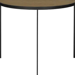Square Konsolbord 93x46x70 cm, Svart/Burned Walnut