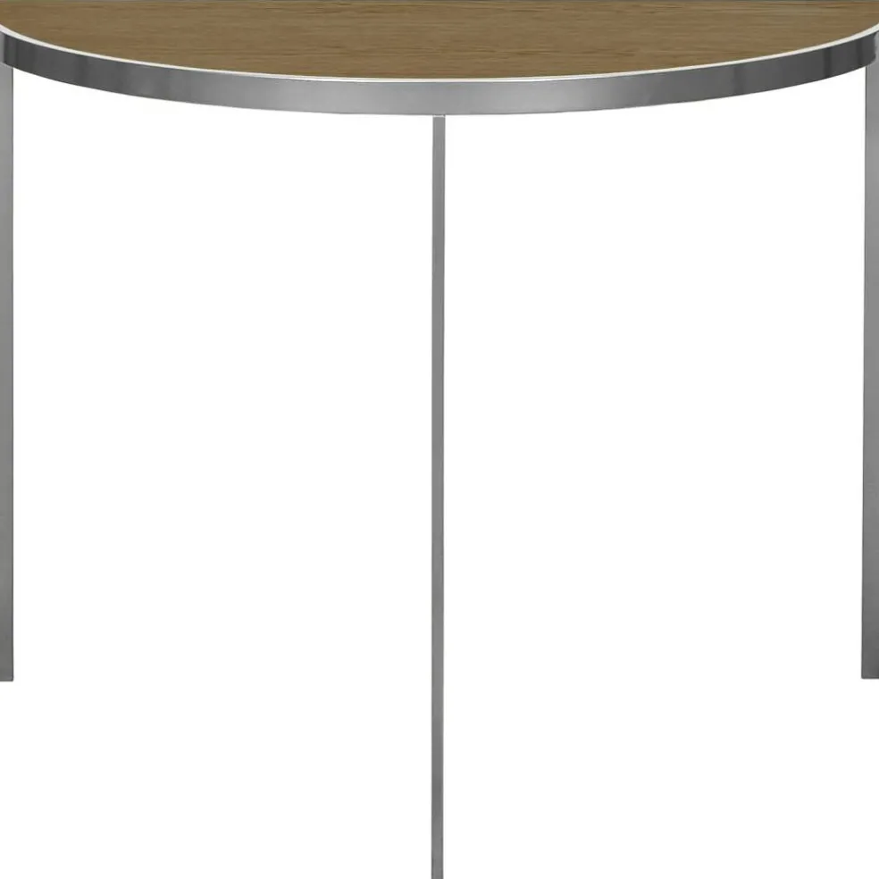 Square Konsolbord 93x46x70 cm, Silver Grey/Burned Walnut