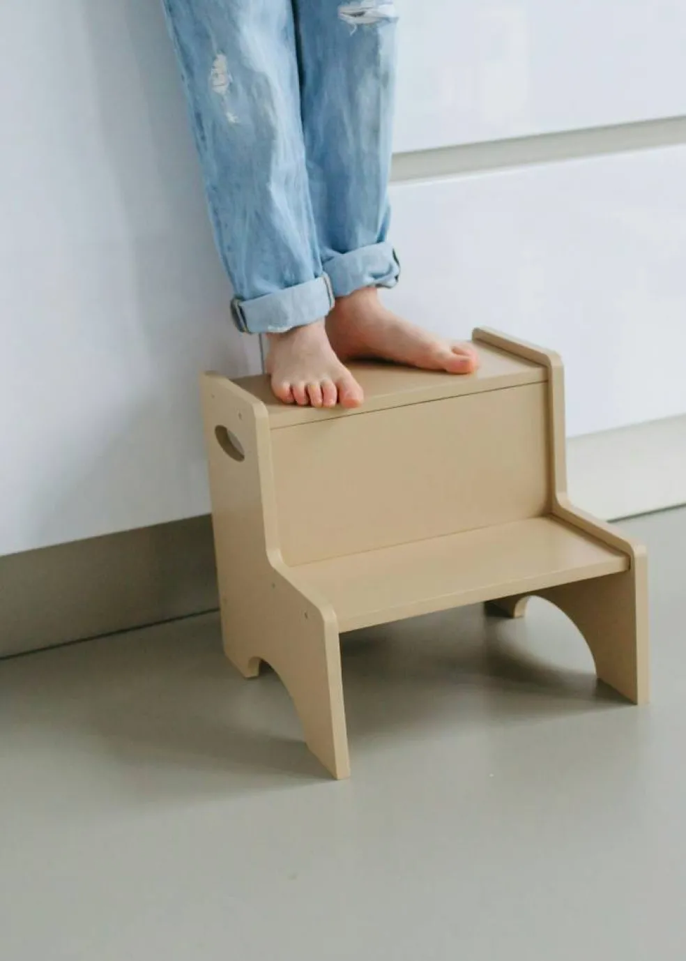 Step Up Barnpall 34x33 cm, Beige
