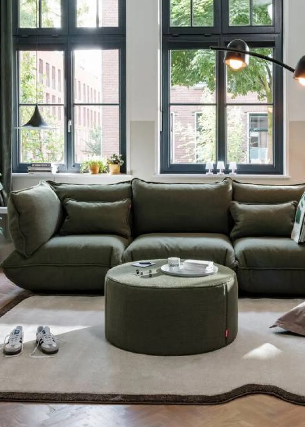 Sumo Seat Boucle Recycled Soffa, Creme