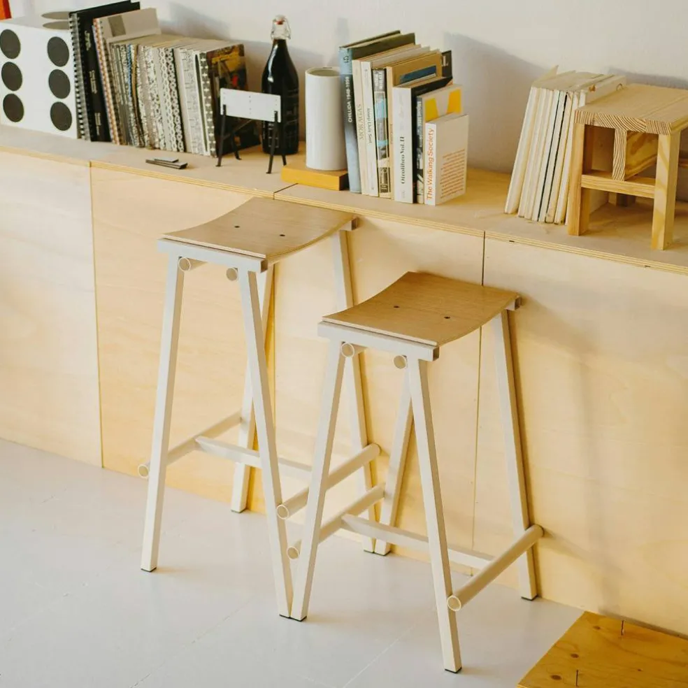 Taburete 8 Barstol 65 cm, Eggshell