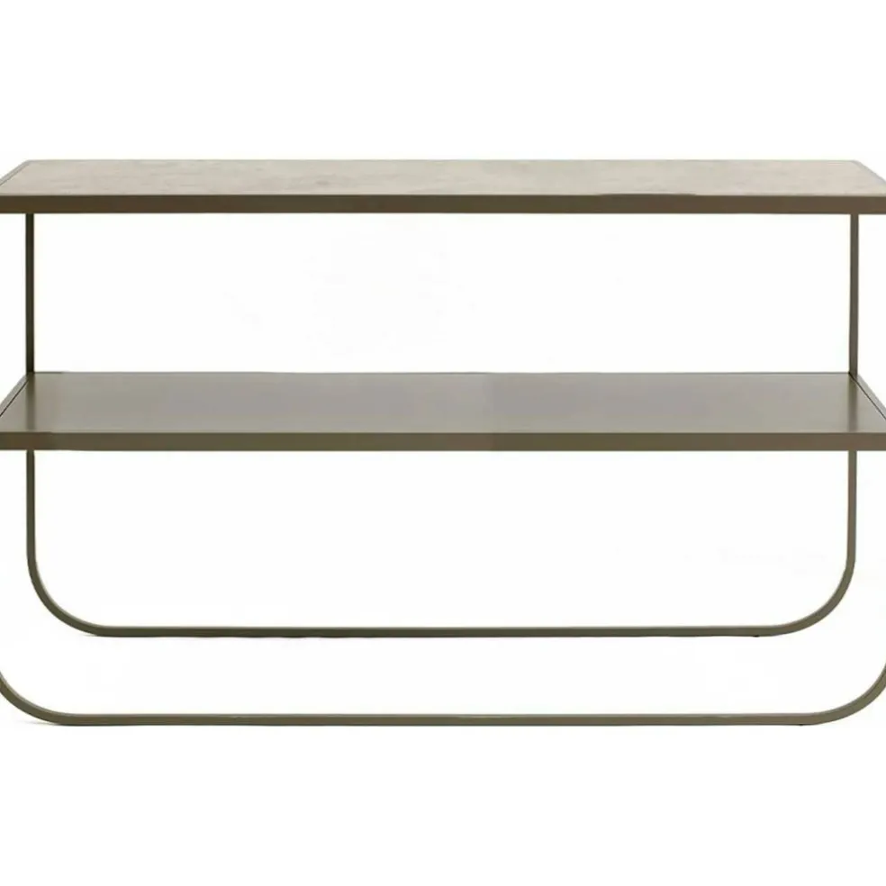 Tati Console 120 Sidobord, Nougat / Jurakalksten
