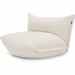 The BonBaron Slim Boucle Loungestol, Creme