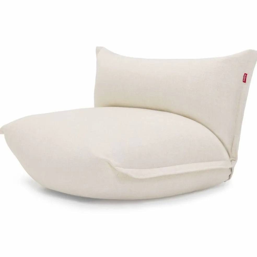 The BonBaron Slim Boucle Loungestol, Creme