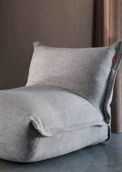 The BonBaron Slim Boucle Loungestol, Creme