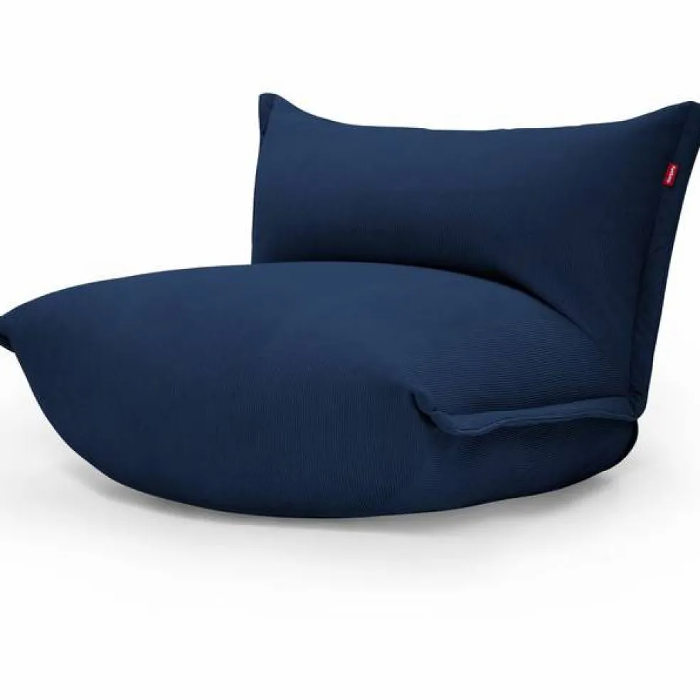 The BonBaron Slim Cord Recycled Loungestol, Deep Blue