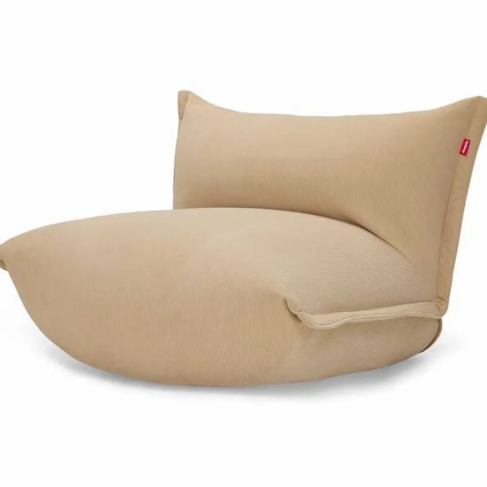 The BonBaron Slim Cord Recycled Loungestol, Beige