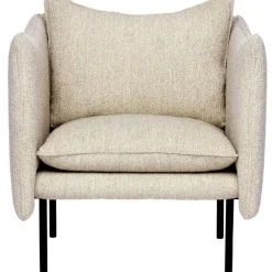 Tiki Fåtölj S W:70 cm, Svarta Ben / Sand