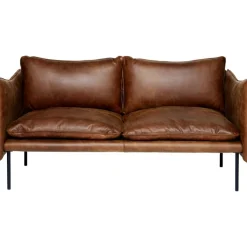 Tiki Soffa 3-Sits, Svarta Ben / Skinn Vintage Rangers