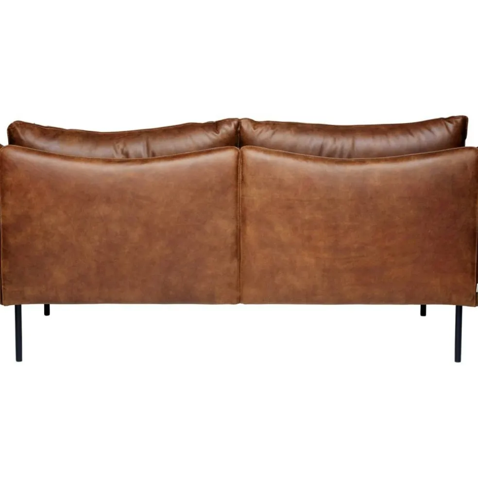 Tiki Soffa 3-Sits, Svarta Ben / Skinn Vintage Rangers