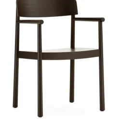 Timb Stol Med Armstöd, Brun / Hallingdal 368