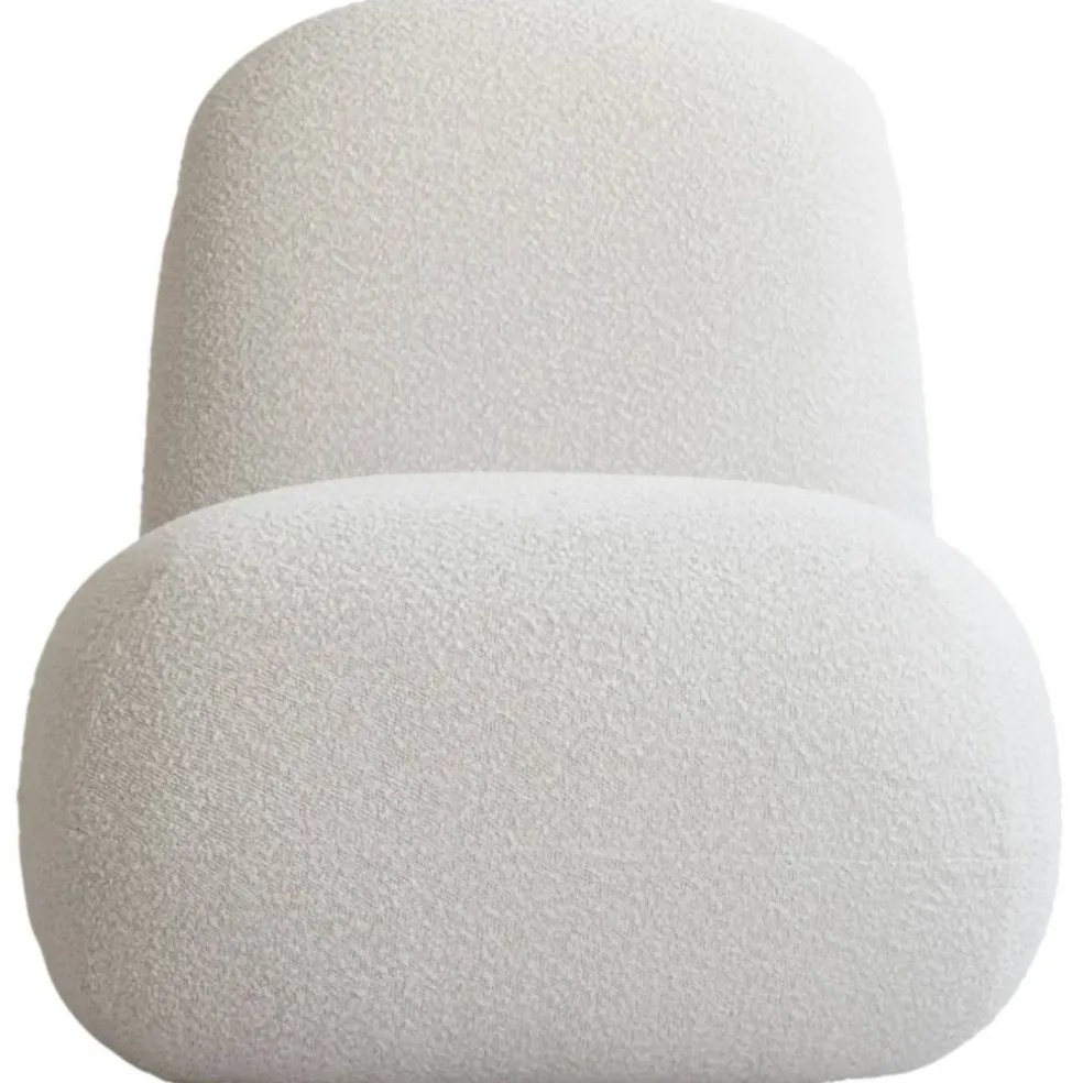 Toe Flat Fåtölj, Off-white Bouclé