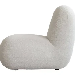 Toe Flat Fåtölj, Off-white Bouclé