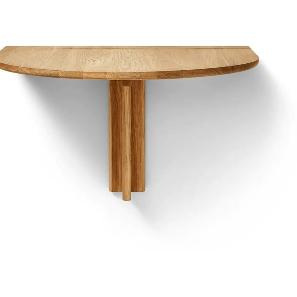 Trefoil Fällbart Väggbord, Ek