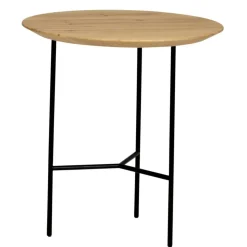 Tribeca Soffbord Lackad Ek / Svart, 110 cm