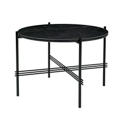 TS Soffbord 55 cm, Svart / Svart Marquinamarmor