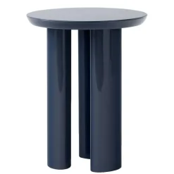 Tung JA3 Sidobord Ø 38 cm, Steel Blue