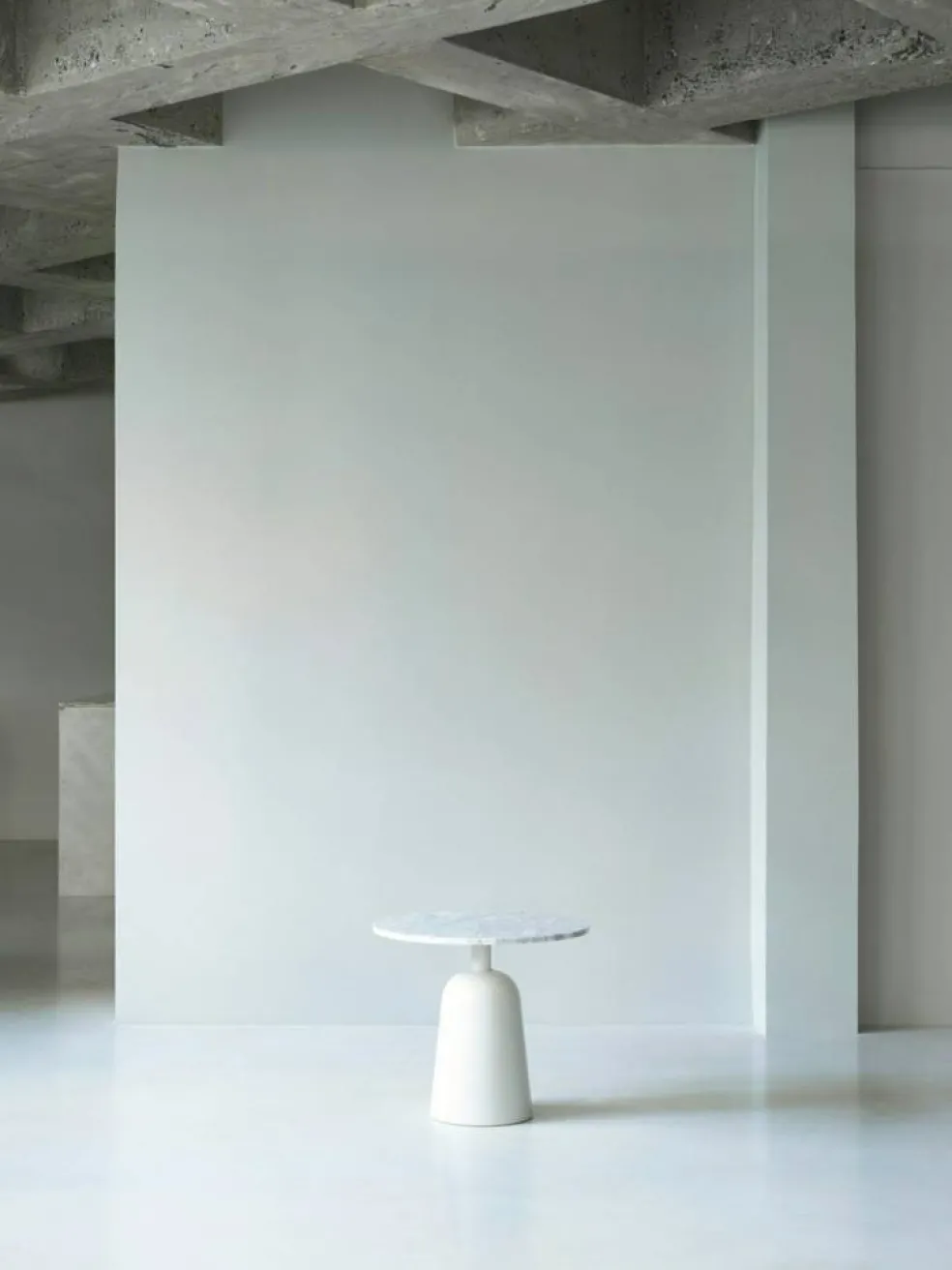 Turn Soffbord , Vit Marmor
