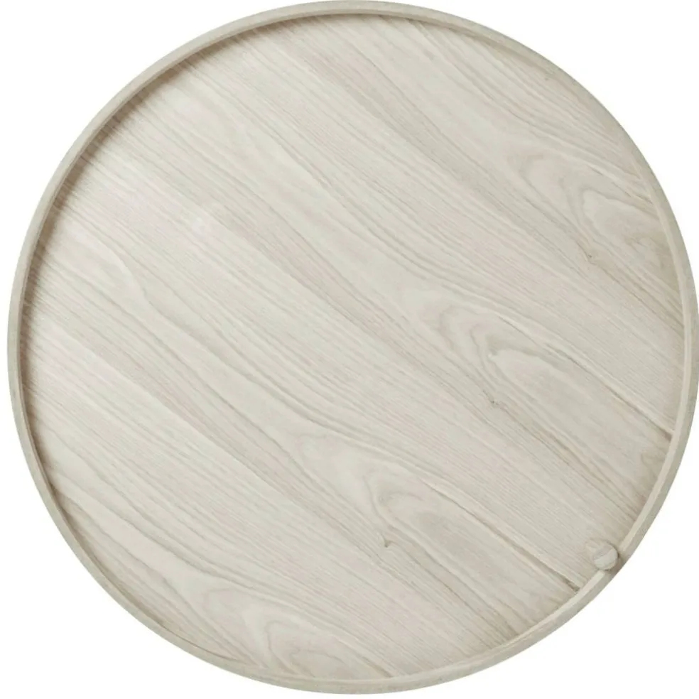 Turning Bord, White Oak ø65 cm