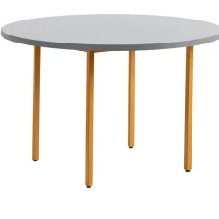 Two-Colour Bord Ø120cm, Ochre / Ljusgrå