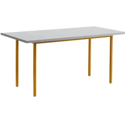 Two-Colour Bord 160x82 cm, Ochre / Ljusgrå