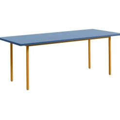 Two-Colour Bord 200x90 cm, Ochre / Blå
