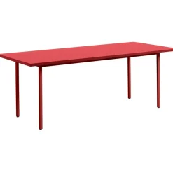 Two-Colour Bord 200x90 cm, Vinröd / Röd
