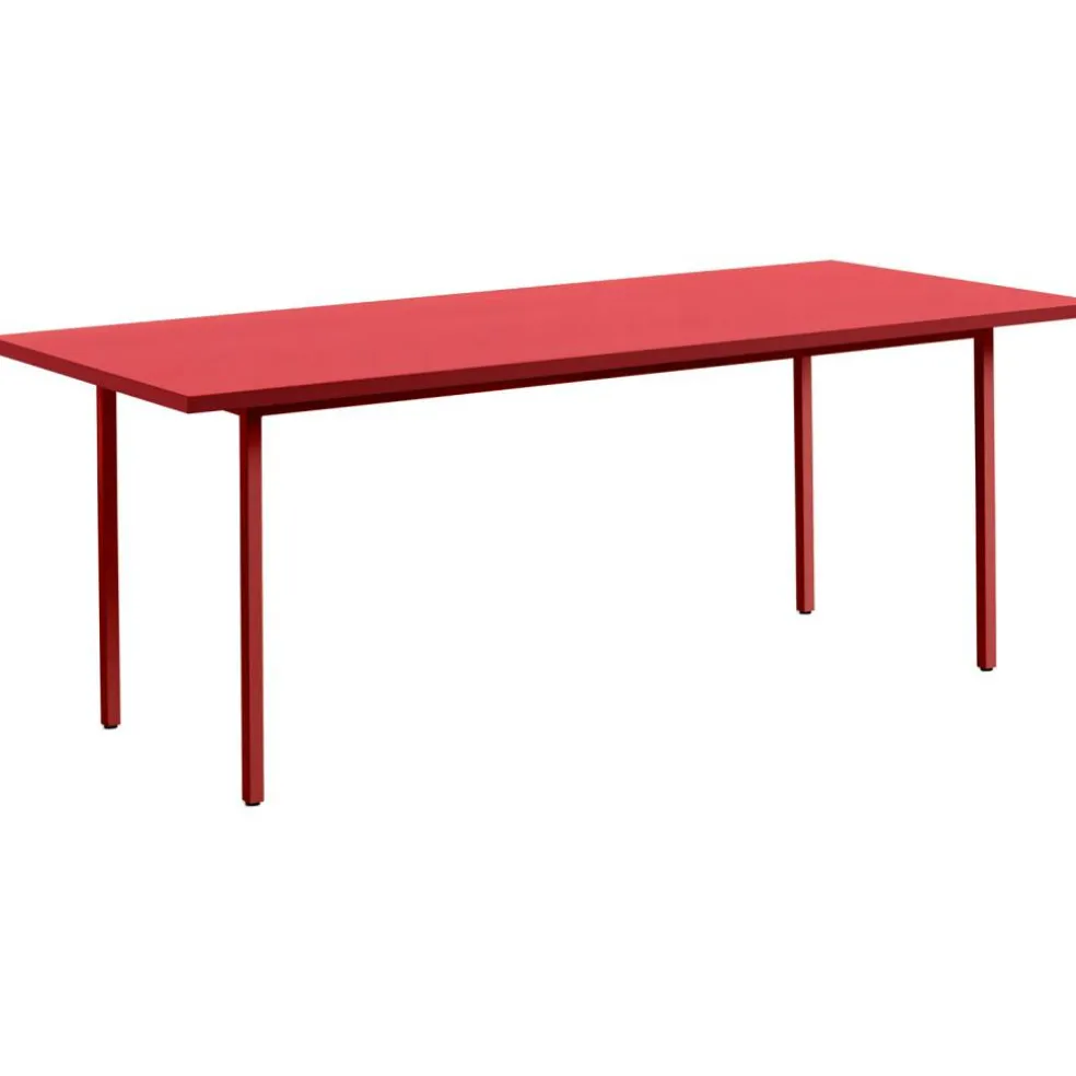 Two-Colour Bord 200x90 cm, Vinröd / Röd