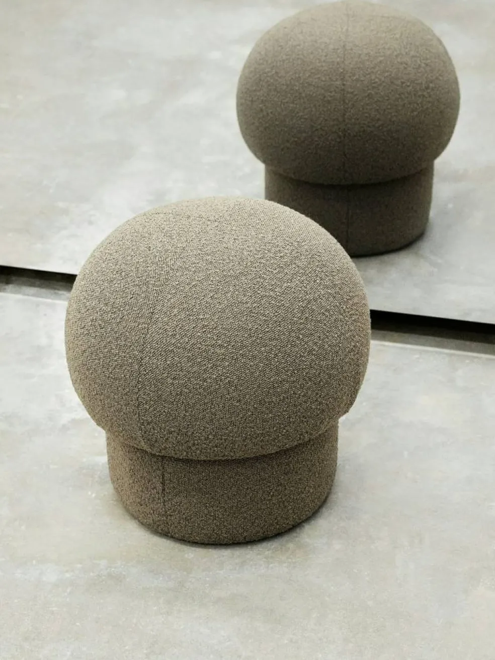 Uno Sittpuff Brun, Ø65 cm