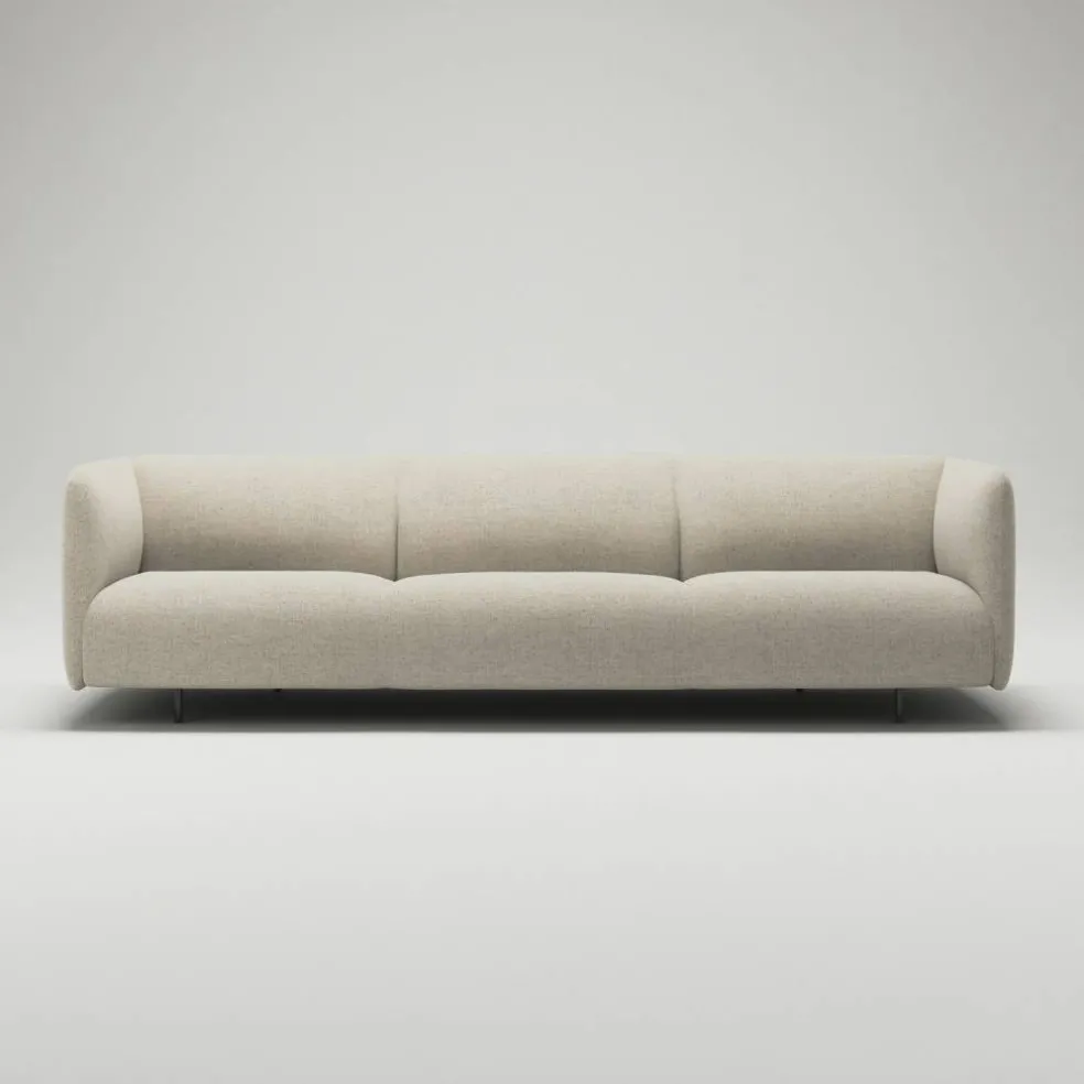 Urban 3,5-Sitssoffa Paneltyg, Beige Breeze / Läder