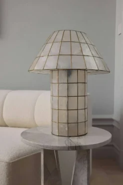 V Sidobord, Albanian Grey Marmor